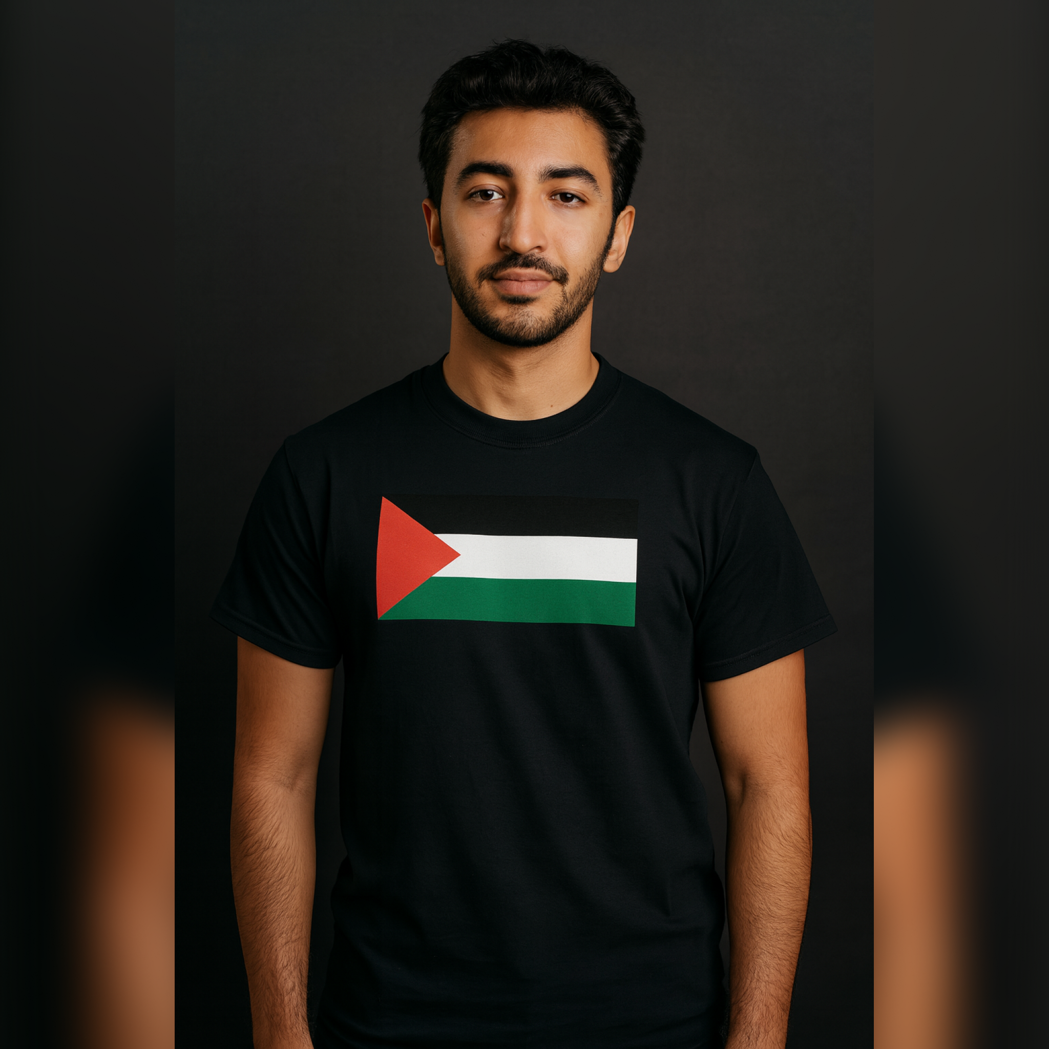 Camiseta Bandera de Palestina – Mezcla de algodón